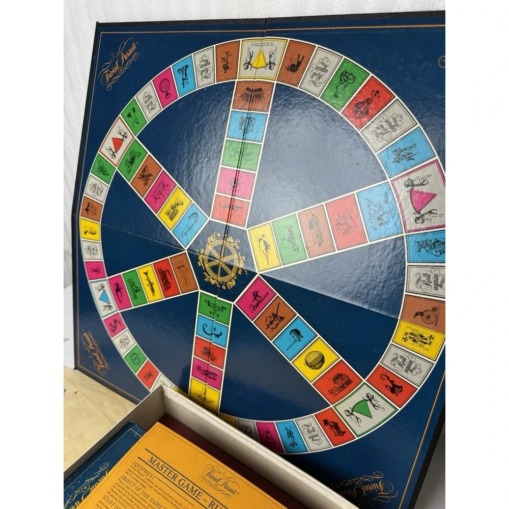 Vintage 80's Original Trivial Pursuit Master Game Genus + Young Players Edition